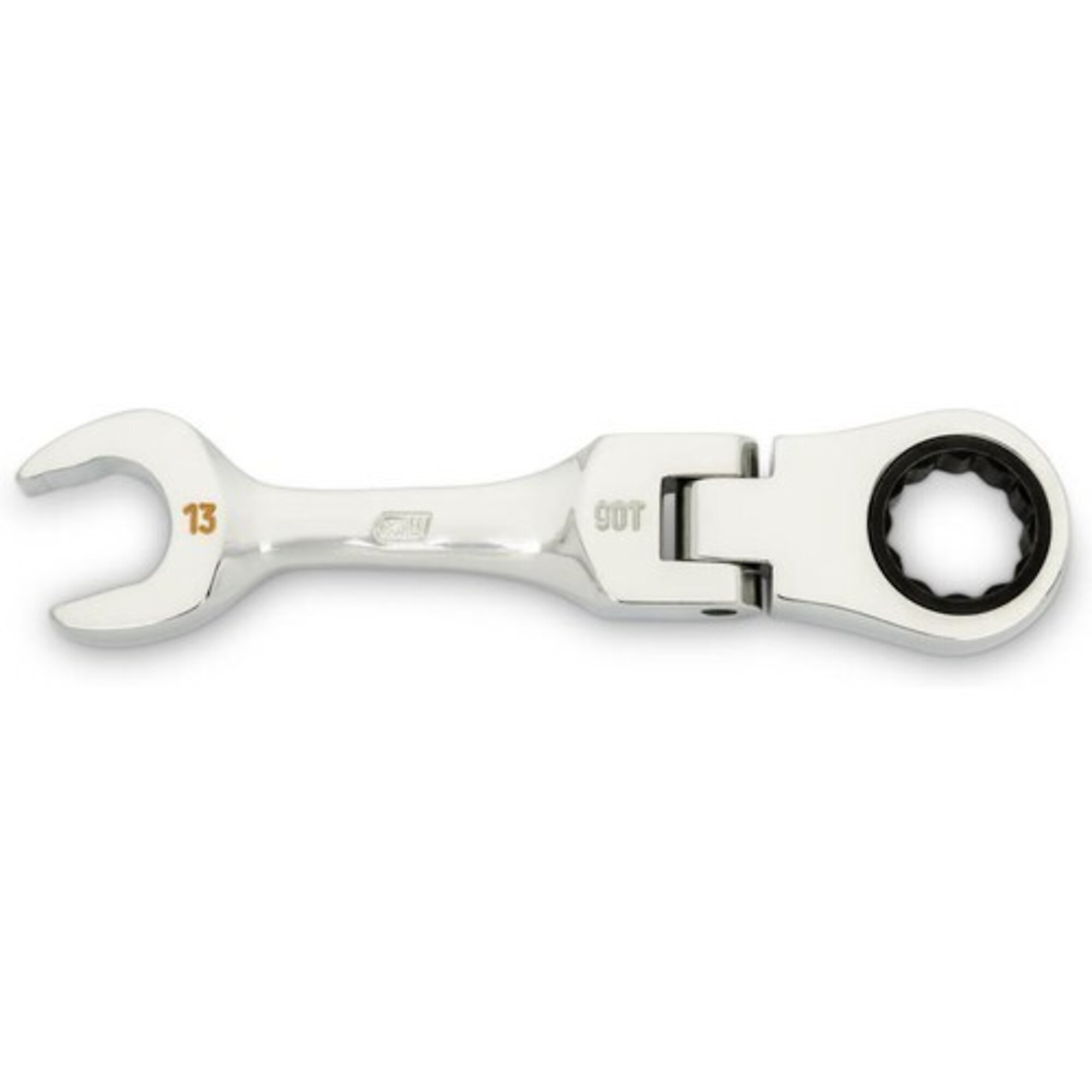GearWrench Compact Stubby Flex Ratcheting Wrench — 13mm, 90-Tooth, 12-Point, Model# KDT86863